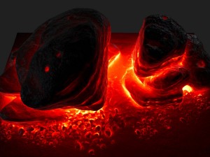 lava rock 3D 模型