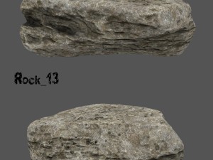 cliff rock Model 3D