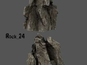 cliff rock Model 3D