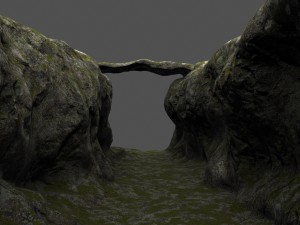 canyon bridge 3D 모델