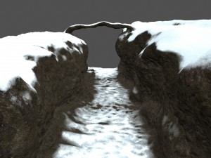 snow canyon Model 3D