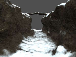 snow canyon Model 3D
