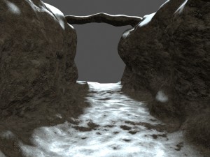snow canyon Model 3D