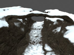 snow canyon Model 3D