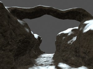 snow canyon Model 3D
