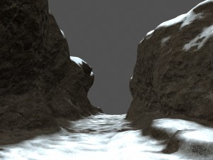 snow canyon Model 3D
