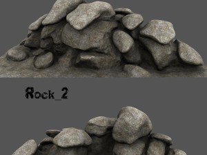 cliff rock Modèle 3D