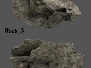 cliff rock Modèle 3D