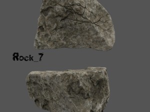 cliff rock Modèle 3D