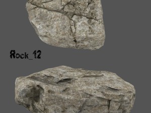 cliff rock Modèle 3D