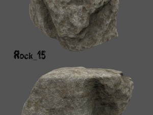 cliff rock Modèle 3D