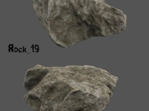 cliff rock Modèle 3D