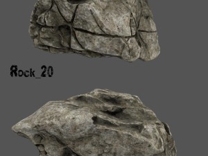 cliff rock Modèle 3D