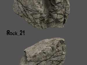cliff rock Modèle 3D