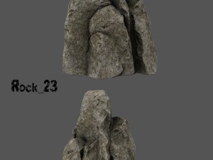 cliff rock Modèle 3D