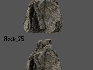 cliff rock Modèle 3D