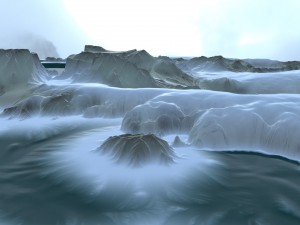 snow terrain 3D Модель