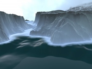snow terrain 3D Модель