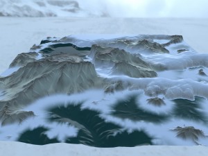 snow terrain 3D Модель