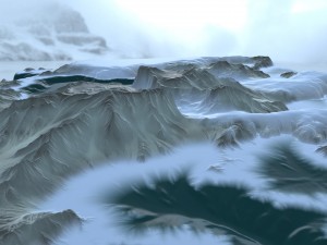 snow terrain 3D Модель
