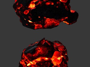 lava rocks Modelo 3D
