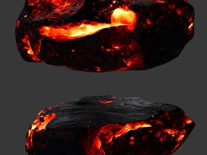 lava rocks Modelo 3D