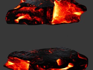 lava rocks Modelo 3D