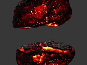 lava rocks Modelo 3D