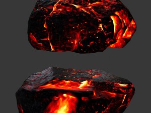 lava rocks Modelo 3D
