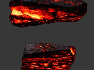 lava rocks Modelo 3D