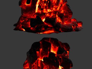 lava rocks Modelo 3D
