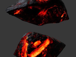 lava rocks Modelo 3D
