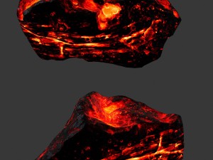 lava rocks Modelo 3D