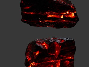 lava rocks Modelo 3D