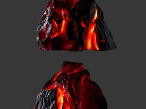 lava rocks Modelo 3D