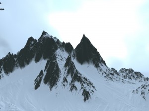 snow mountain 3D मॉडल
