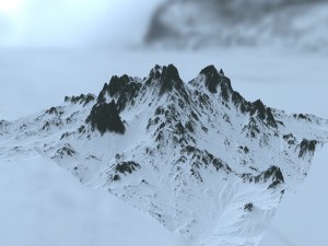 snow mountain 3D Model