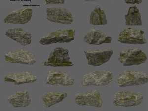 forest rocks 1 3D-Modell
