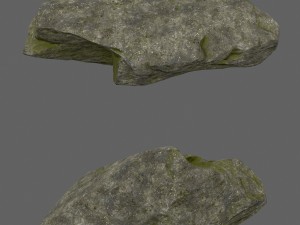 forest rocks set 3D Model