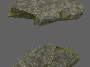 forest rocks set 3D Model