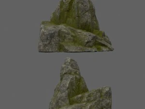 forest rocks set 3D Model