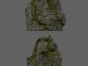 forest rocks set 3D Model