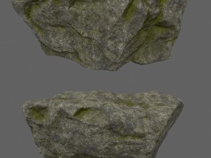 forest rocks set 3D Model