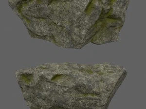 forest rocks set 3D Model