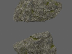 forest rocks set 3D Model