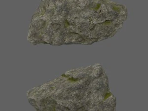 forest rocks set 3D Model