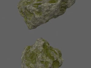 forest rocks set 3D Model