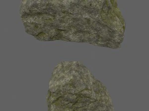 forest rocks set 3D Model