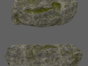 forest rocks set 3D Model