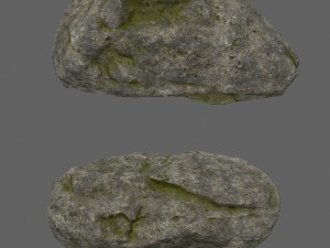 forest rocks set 3D Model